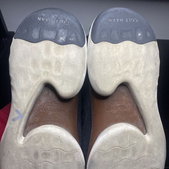 Cole Haan Mens 3.ZEROGRAND Black Wingtip Oxford Knit Shoes Size 11 M C29296 - Picture 8 of 9